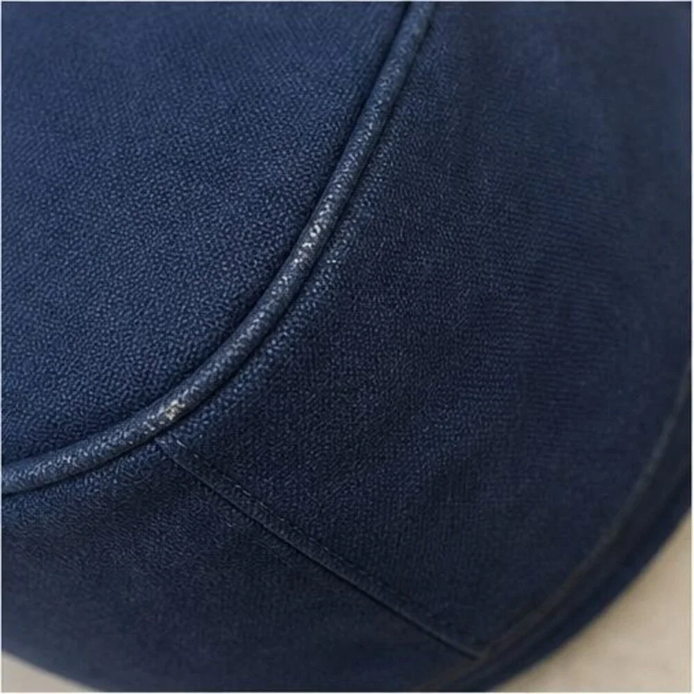 Navy Canvas Crossbody Bag